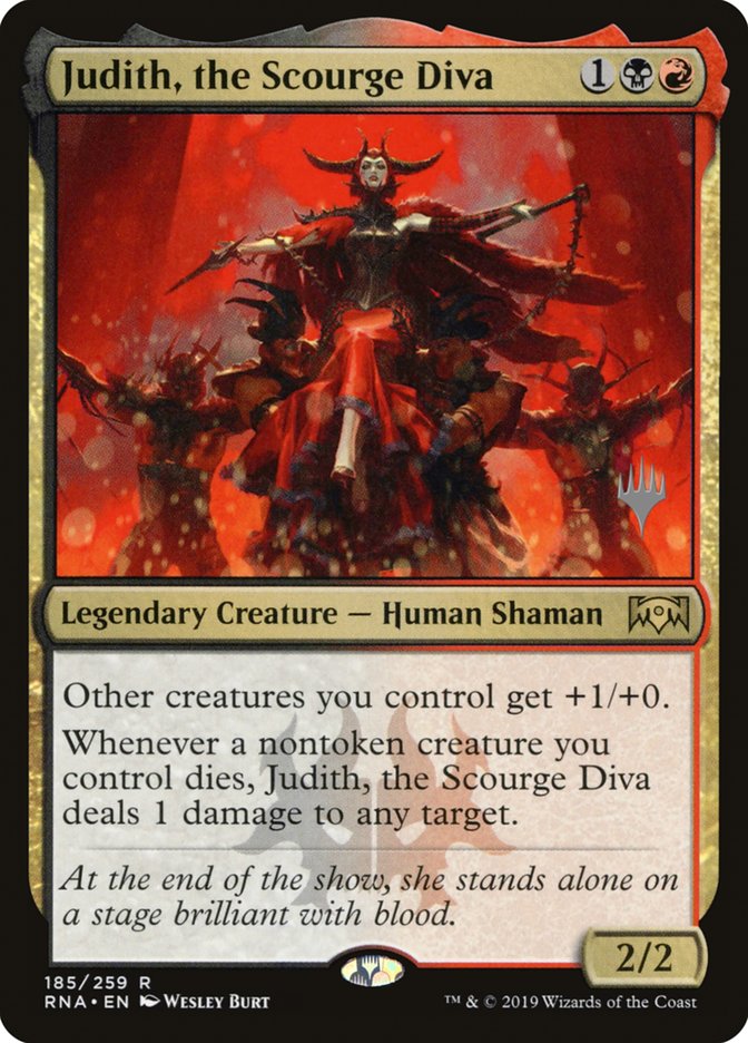 Judith, the Scourge Diva (Promo Pack) [Ravnica Allegiance Promos] - The Mythic Store | 24h Order Processing