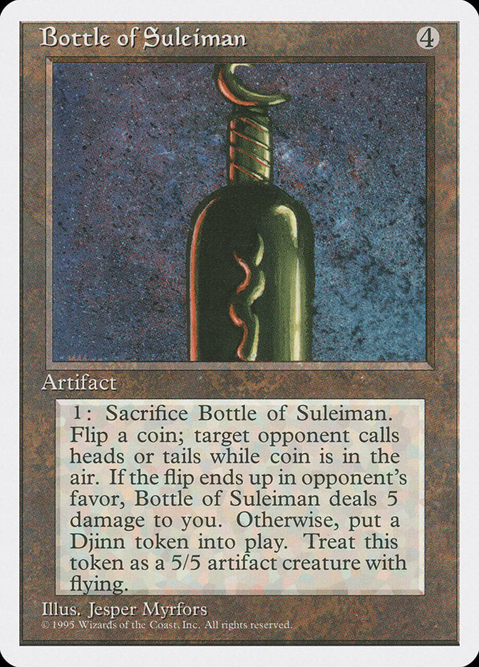 Bottle of Suleiman [Fourth Edition] - The Mythic Store | 24h Order Processing
