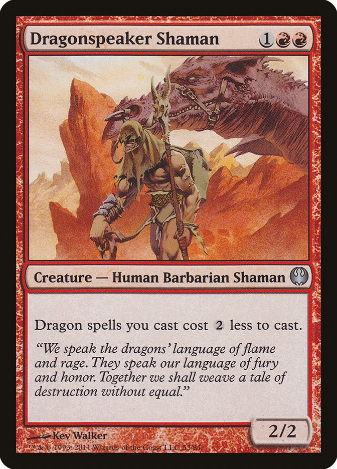 Dragonspeaker Shaman [Duel Decks: Knights vs. Dragons] - The Mythic Store | 24h Order Processing