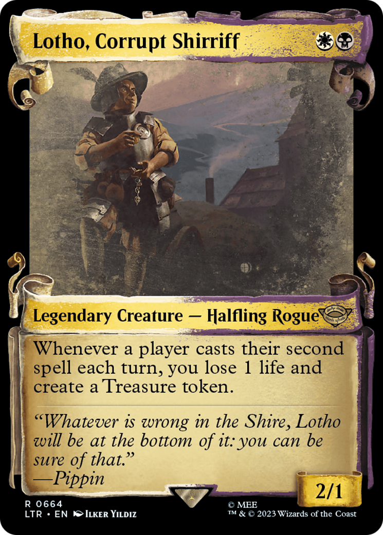 Lotho, Corrupt Shirriff [The Lord of the Rings: Tales of Middle-Earth Showcase Scrolls] - The Mythic Store | 24h Order Processing