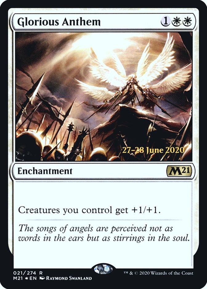 Glorious Anthem [Core Set 2021 Prerelease Promos] - The Mythic Store | 24h Order Processing