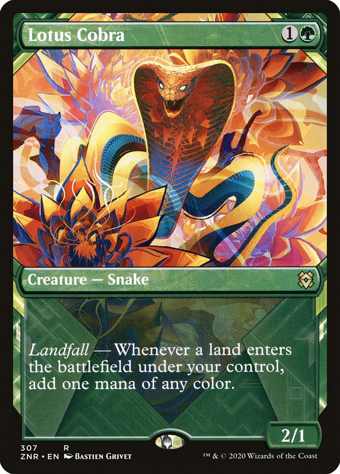 Lotus Cobra (Showcase) [Zendikar Rising] - The Mythic Store | 24h Order Processing