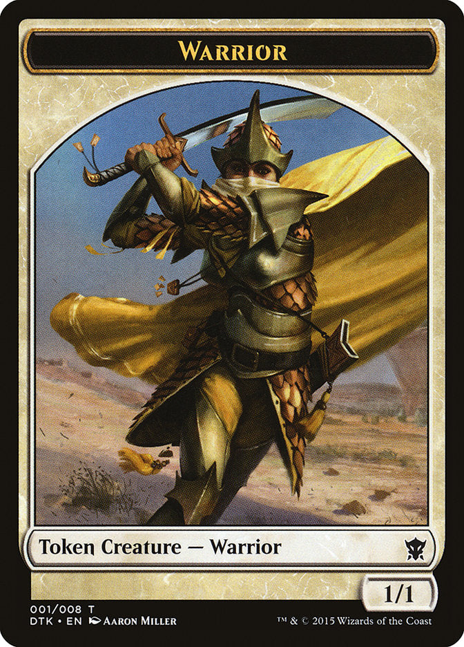 Warrior Token [Dragons of Tarkir Tokens] - The Mythic Store | 24h Order Processing
