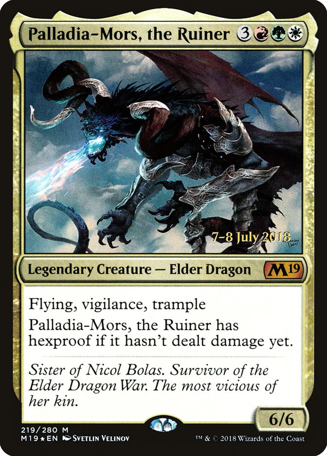 Palladia-Mors, the Ruiner [Core Set 2019 Prerelease Promos] - The Mythic Store | 24h Order Processing