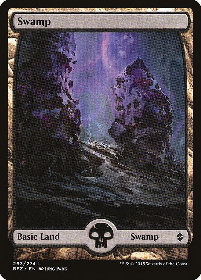 Swamp (263) (Full Art) [Battle for Zendikar] - The Mythic Store | 24h Order Processing