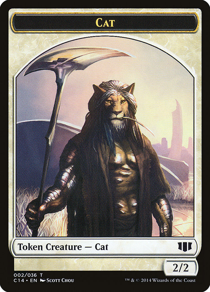 Angel // Cat Double-Sided Token [Commander 2014 Tokens] - The Mythic Store | 24h Order Processing