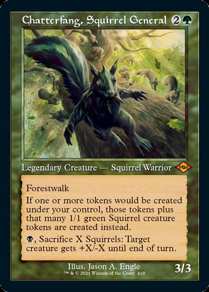 Chatterfang, Squirrel General (Retro Foil Etched) [Modern Horizons 2] - The Mythic Store | 24h Order Processing