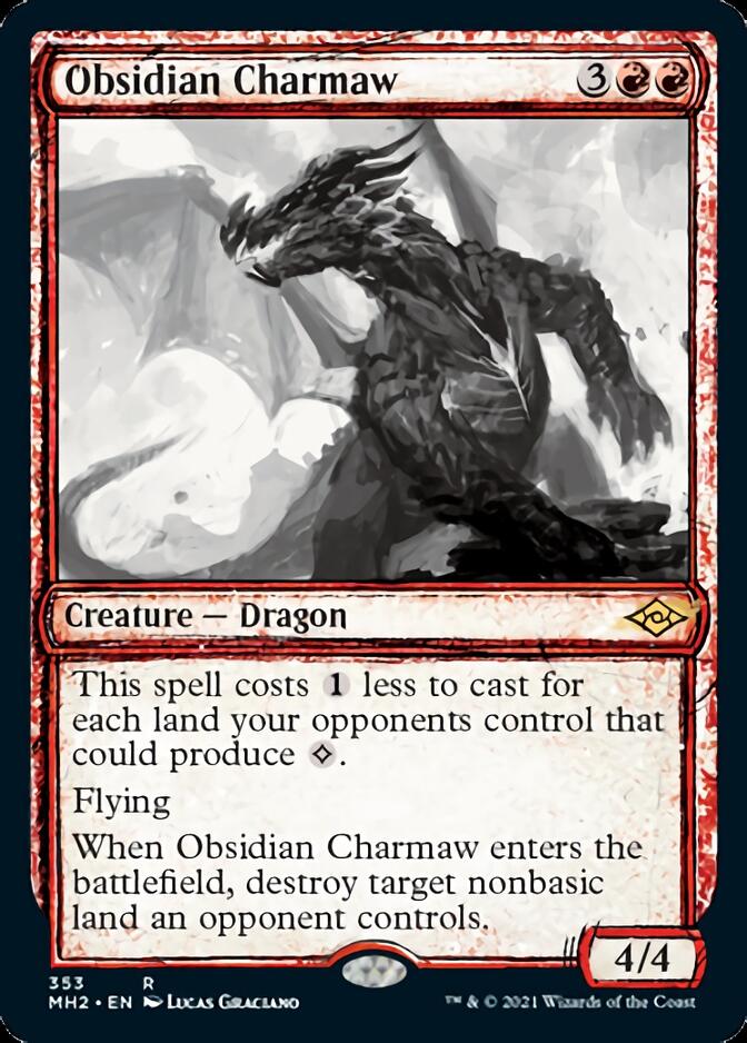 Obsidian Charmaw (Sketch) [Modern Horizons 2] - The Mythic Store | 24h Order Processing