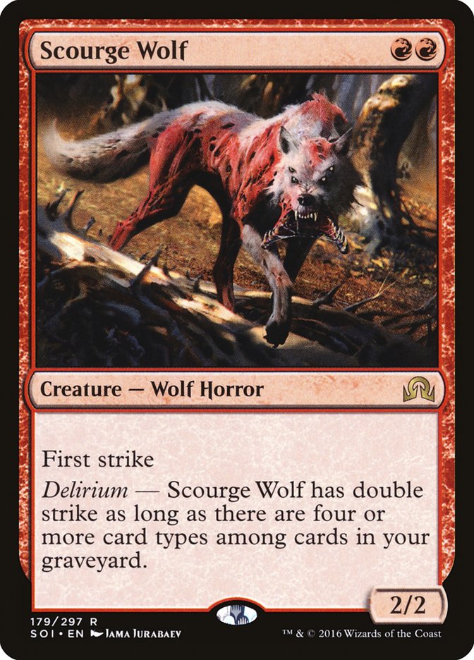 Scourge Wolf [Shadows over Innistrad] - The Mythic Store | 24h Order Processing