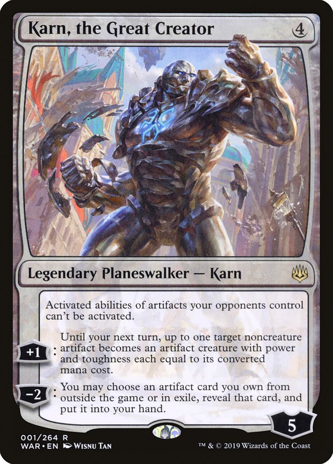 Karn, the Great Creator [War of the Spark] - The Mythic Store | 24h Order Processing
