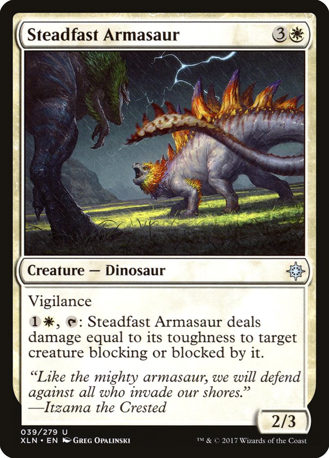 Steadfast Armasaur [Ixalan] - The Mythic Store | 24h Order Processing