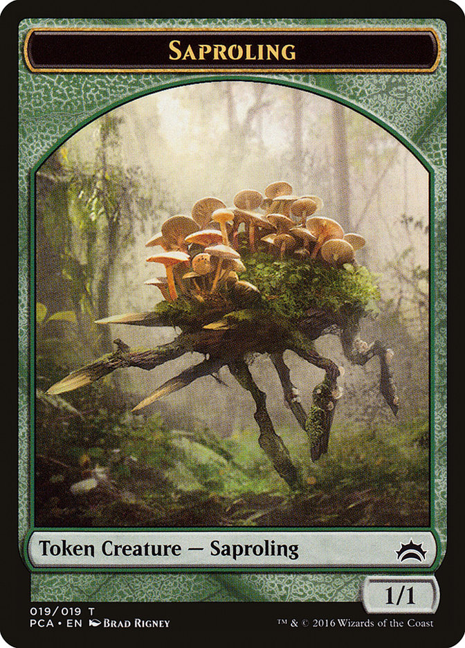 Beast // Saproling Double-Sided Token [Planechase Anthology Tokens] - The Mythic Store | 24h Order Processing