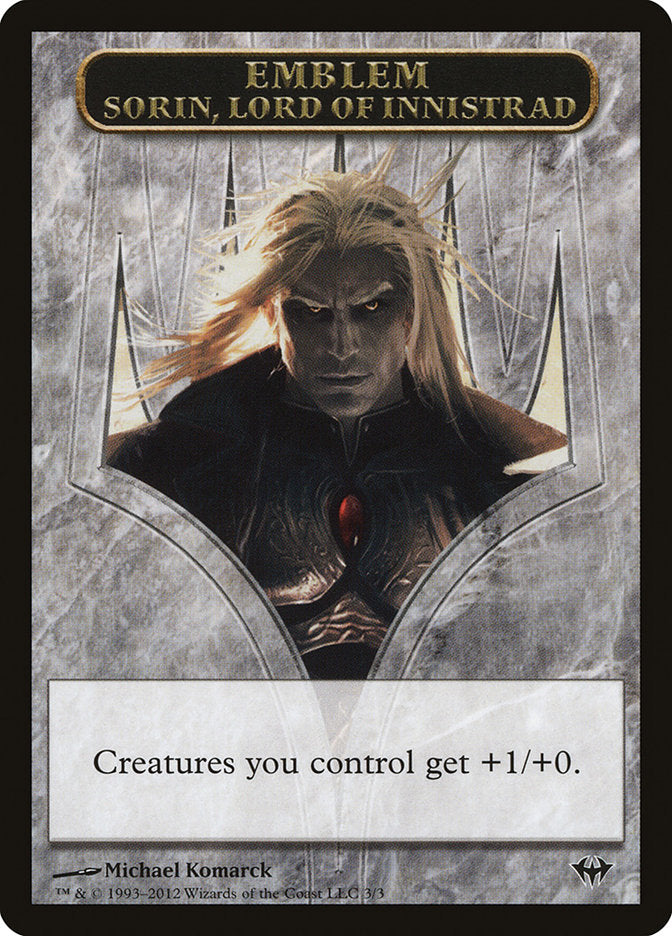Sorin, Lord of Innistrad Emblem [Dark Ascension Tokens] - The Mythic Store | 24h Order Processing