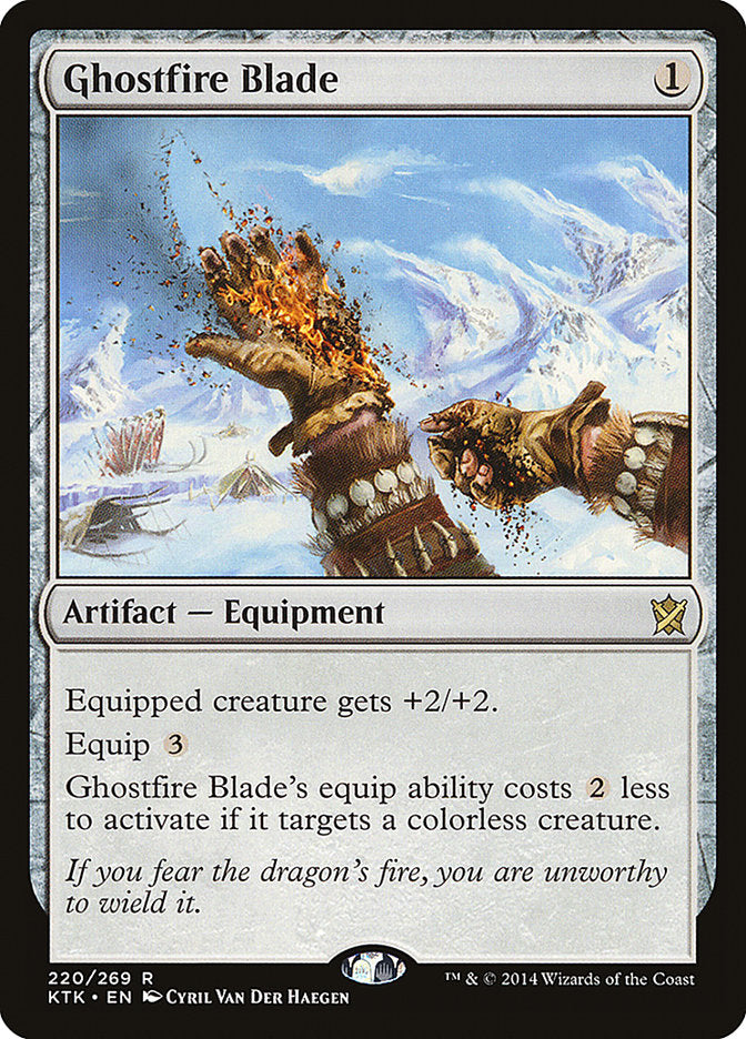 Ghostfire Blade [Khans of Tarkir] - The Mythic Store | 24h Order Processing