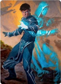 Jace, Mirror Mage 1 Art Card [Zendikar Rising Art Series] - The Mythic Store | 24h Order Processing