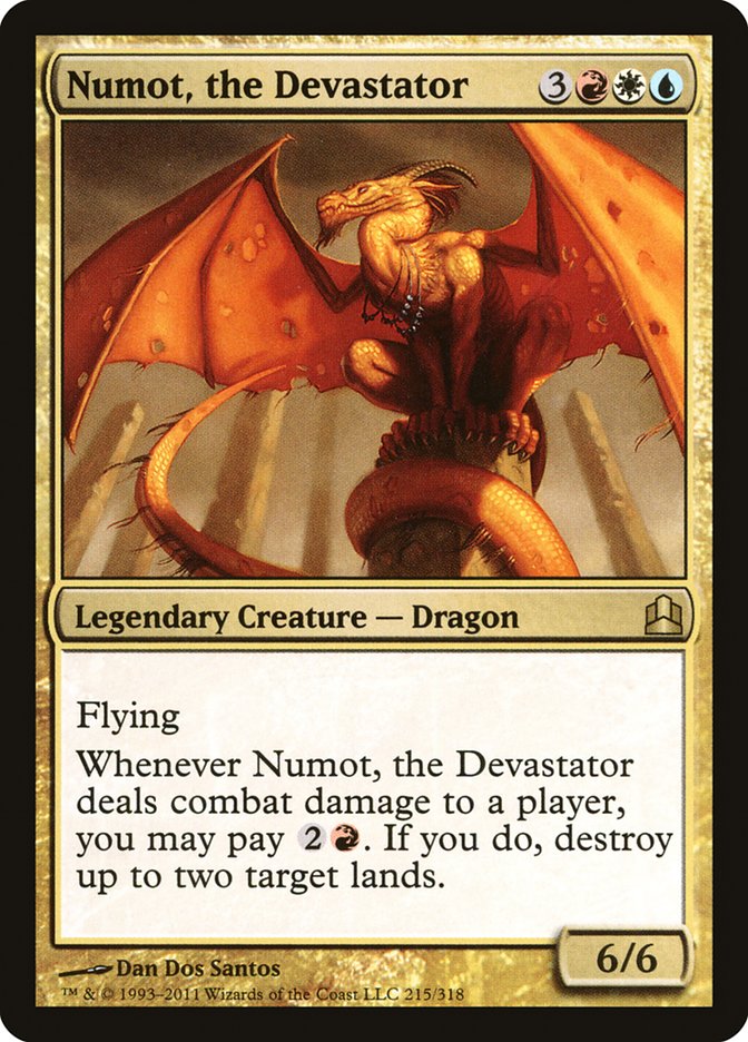 Numot, the Devastator [Commander 2011] - The Mythic Store | 24h Order Processing