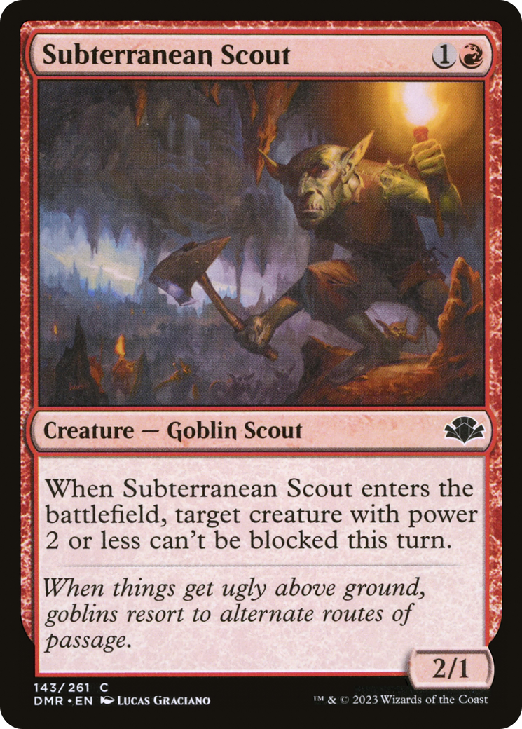 Subterranean Scout [Dominaria Remastered] - The Mythic Store | 24h Order Processing