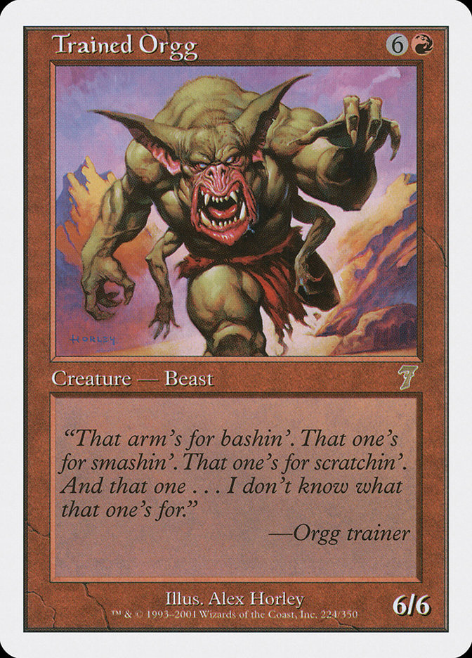 Trained Orgg [Seventh Edition] - The Mythic Store | 24h Order Processing