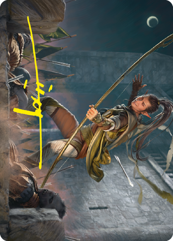 Legolas, Counter of Kills Art Card (Gold-Stamped Signature) [The Lord of the Rings: Tales of Middle-earth Art Series] - The Mythic Store | 24h Order Processing