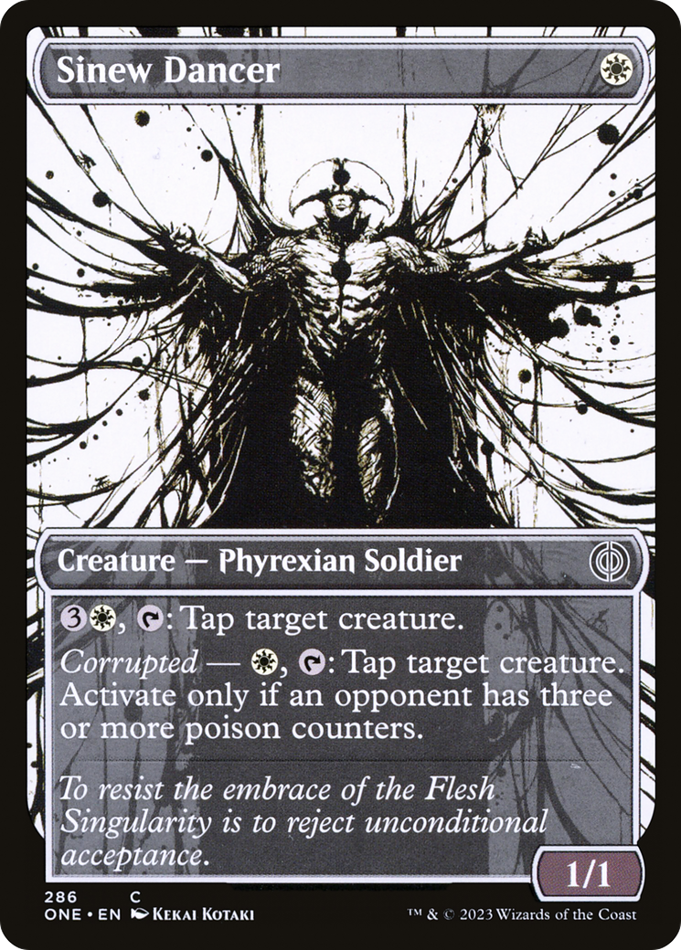 Sinew Dancer (Showcase Ichor) [Phyrexia: All Will Be One] - The Mythic Store | 24h Order Processing