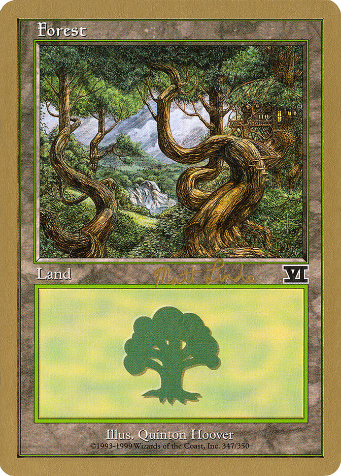 Forest (ml347b) (Matt Linde) [World Championship Decks 1999] - The Mythic Store | 24h Order Processing