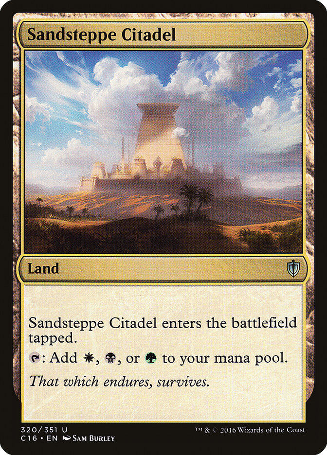 Sandsteppe Citadel [Commander 2016] - The Mythic Store | 24h Order Processing