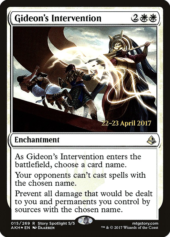 Gideon's Intervention [Amonkhet Prerelease Promos] - The Mythic Store | 24h Order Processing