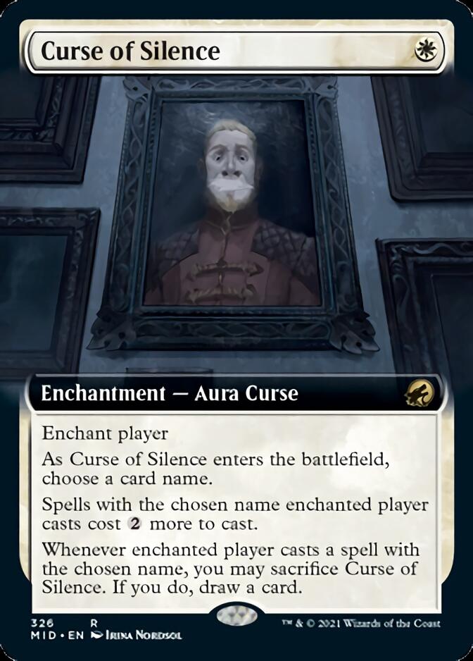 Curse of Silence (Extended Art) [Innistrad: Midnight Hunt] - The Mythic Store | 24h Order Processing