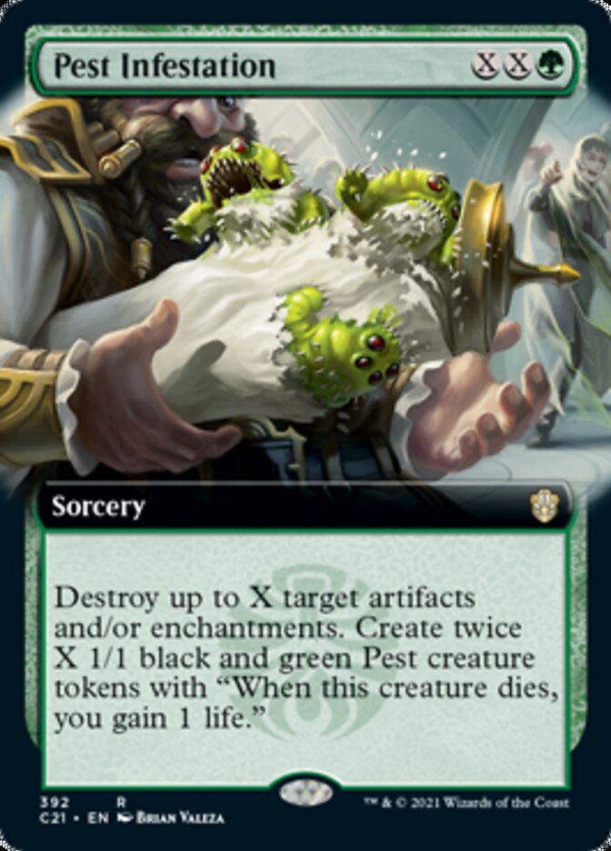 Pest Infestation (Extended Art) [Commander 2021] - The Mythic Store | 24h Order Processing