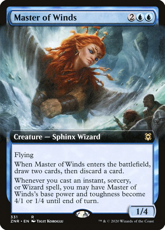 Master of Winds (Extended Art) [Zendikar Rising] - The Mythic Store | 24h Order Processing