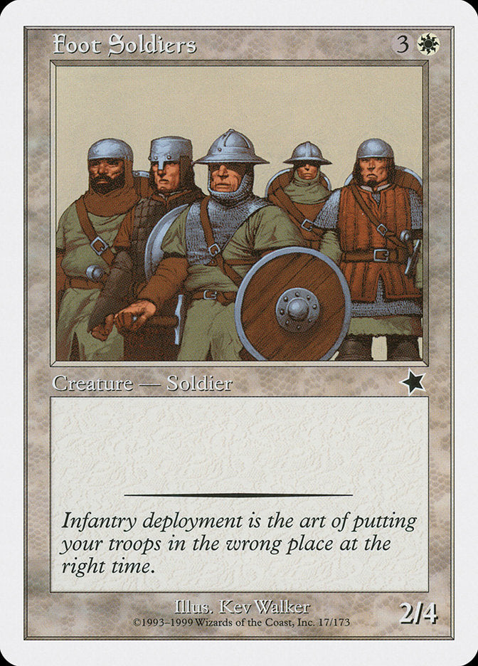 Foot Soldiers [Starter 1999] - The Mythic Store | 24h Order Processing