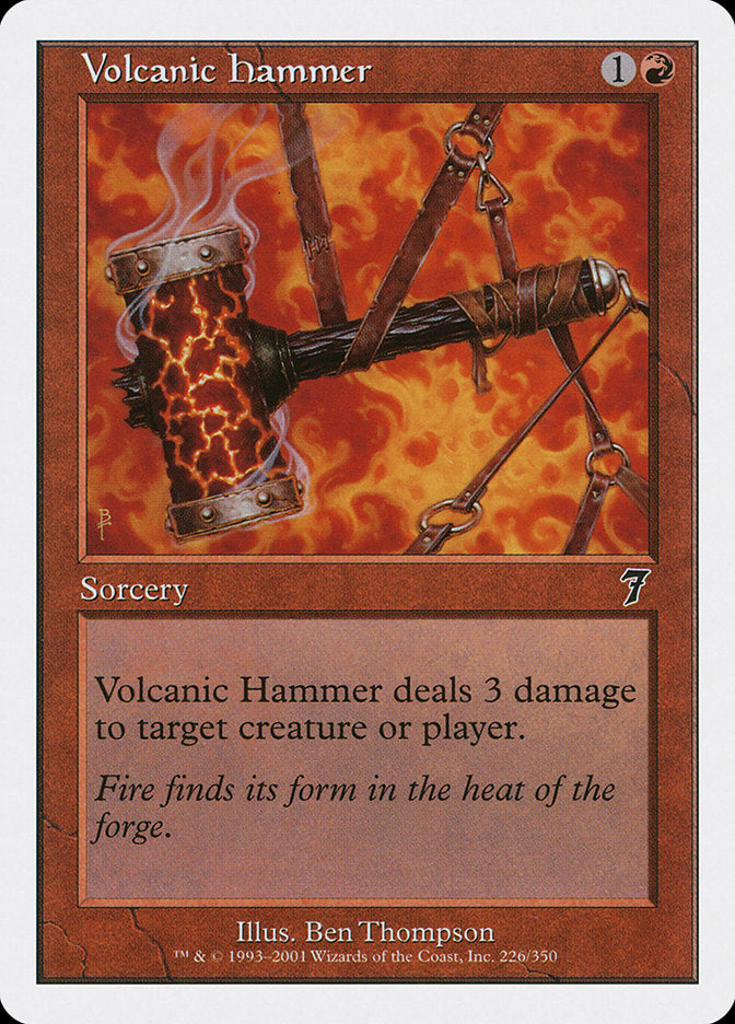 Volcanic Hammer [Seventh Edition] - The Mythic Store | 24h Order Processing