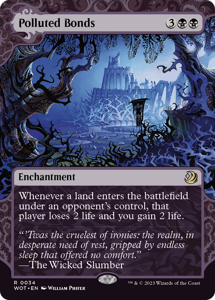 Polluted Bonds [Wilds of Eldraine: Enchanting Tales] - The Mythic Store | 24h Order Processing