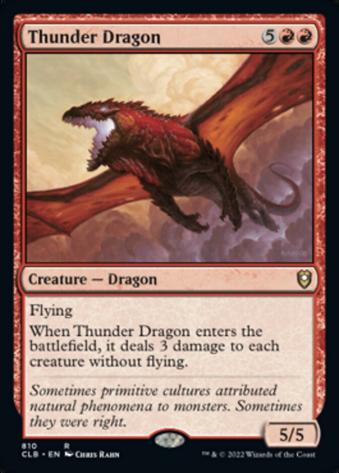Thunder Dragon [Commander Legends: Battle for Baldur's Gate] - The Mythic Store | 24h Order Processing