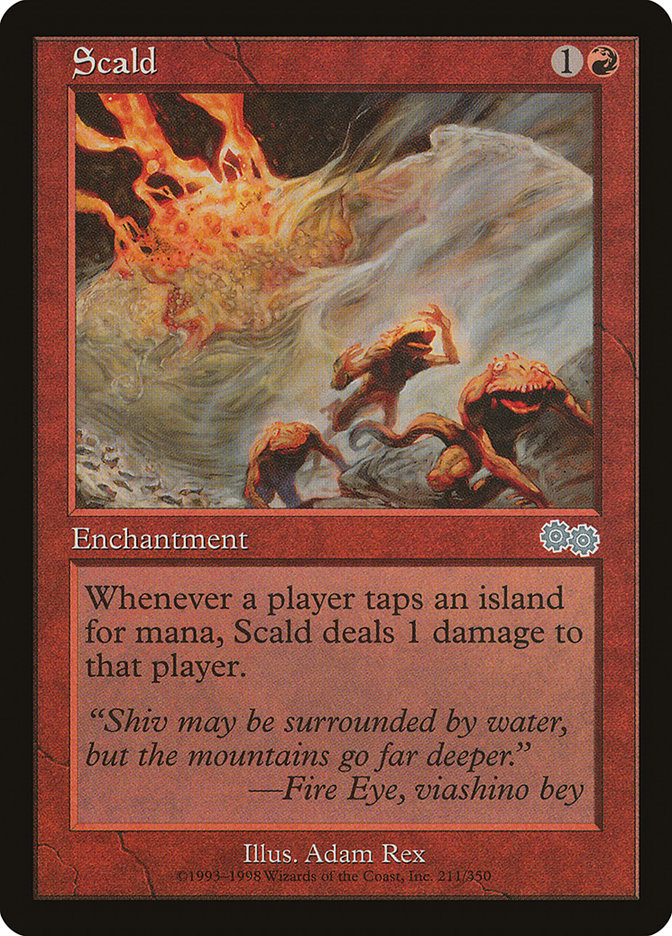 Scald [Urza's Saga] - The Mythic Store | 24h Order Processing
