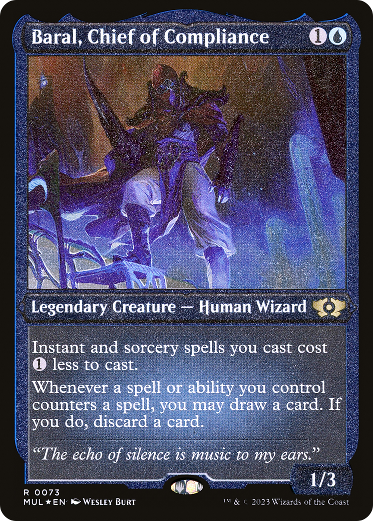 Baral, Chief of Compliance (Foil Etched) [Multiverse Legends] - The Mythic Store | 24h Order Processing