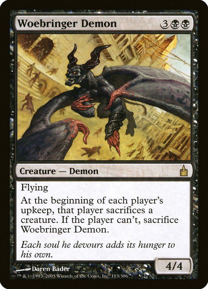 Woebringer Demon [Ravnica: City of Guilds] - The Mythic Store | 24h Order Processing