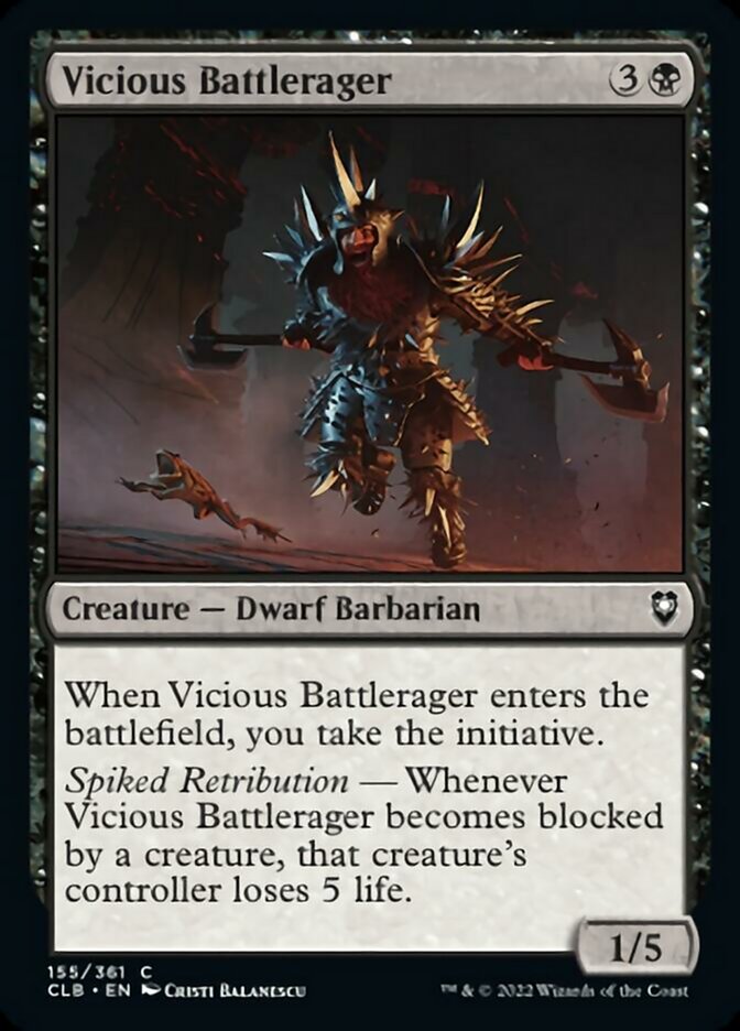 Vicious Battlerager [Commander Legends: Battle for Baldur's Gate] - The Mythic Store | 24h Order Processing