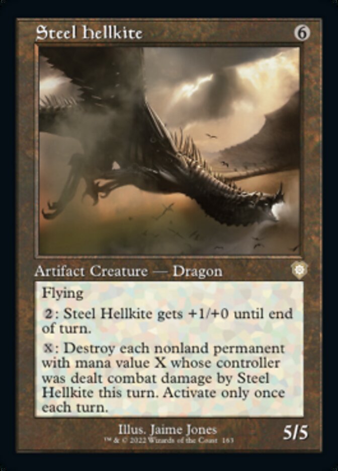 Steel Hellkite (Retro) [The Brothers' War Commander] - The Mythic Store | 24h Order Processing