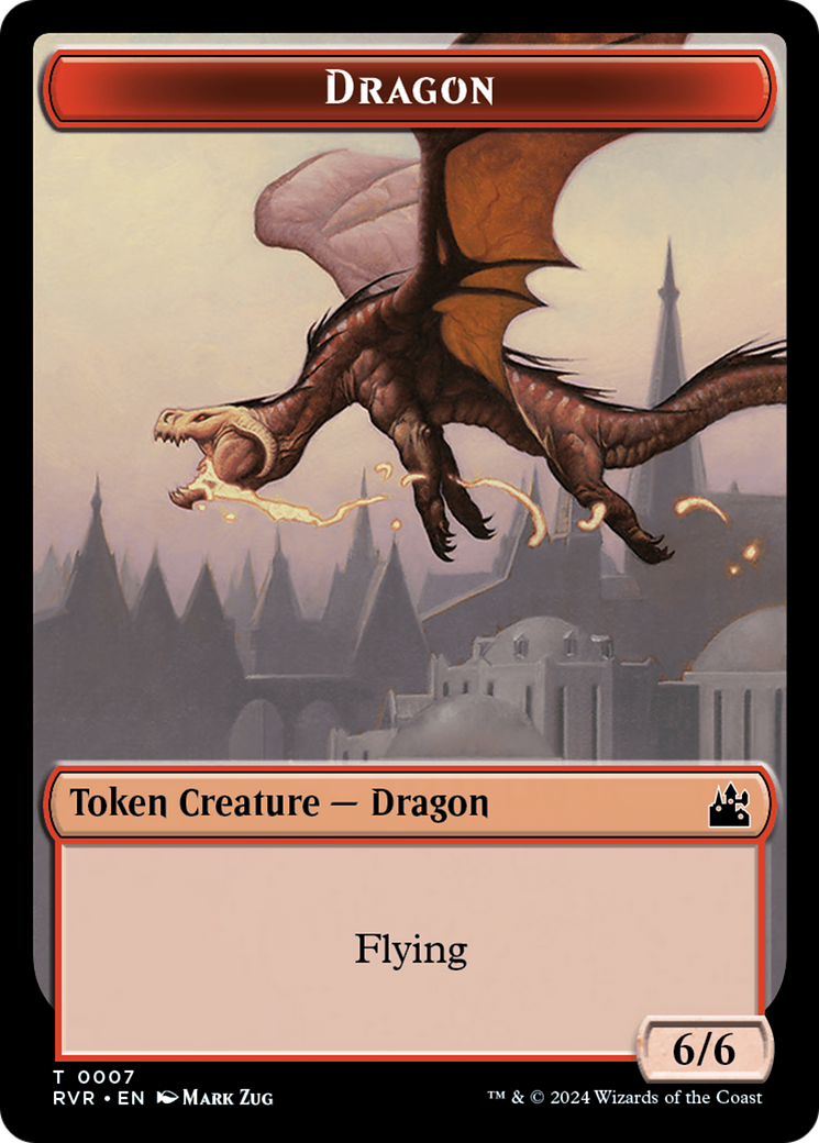 Bird // Dragon Double-Sided Token [Ravnica Remastered Tokens] - The Mythic Store | 24h Order Processing