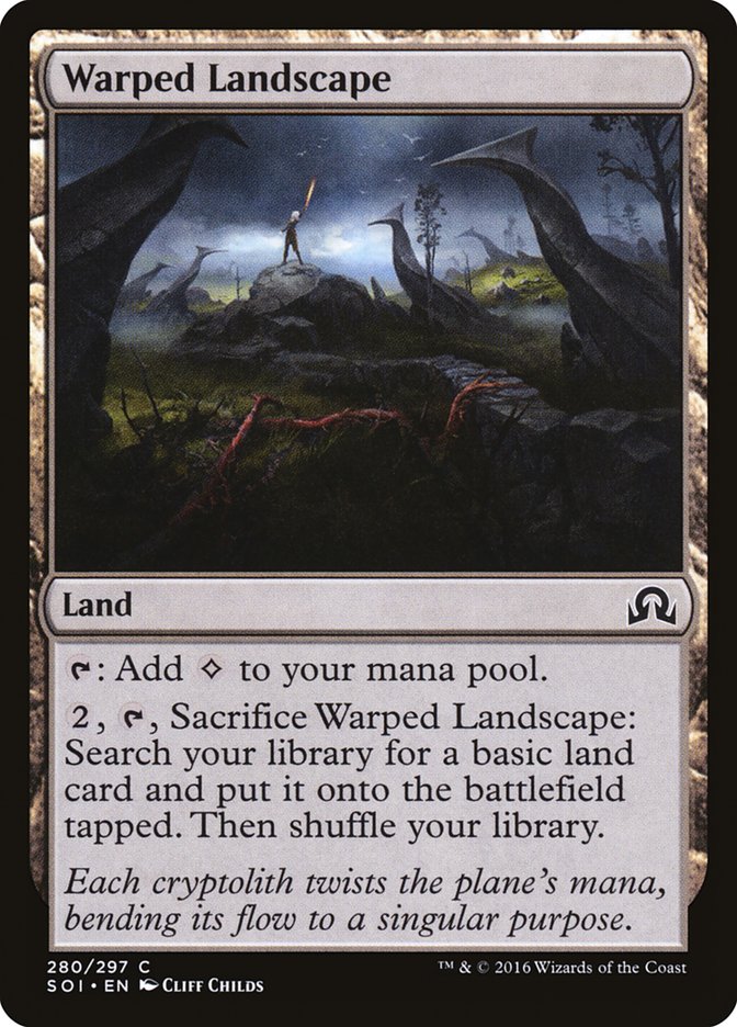 Warped Landscape [Shadows over Innistrad] - The Mythic Store | 24h Order Processing