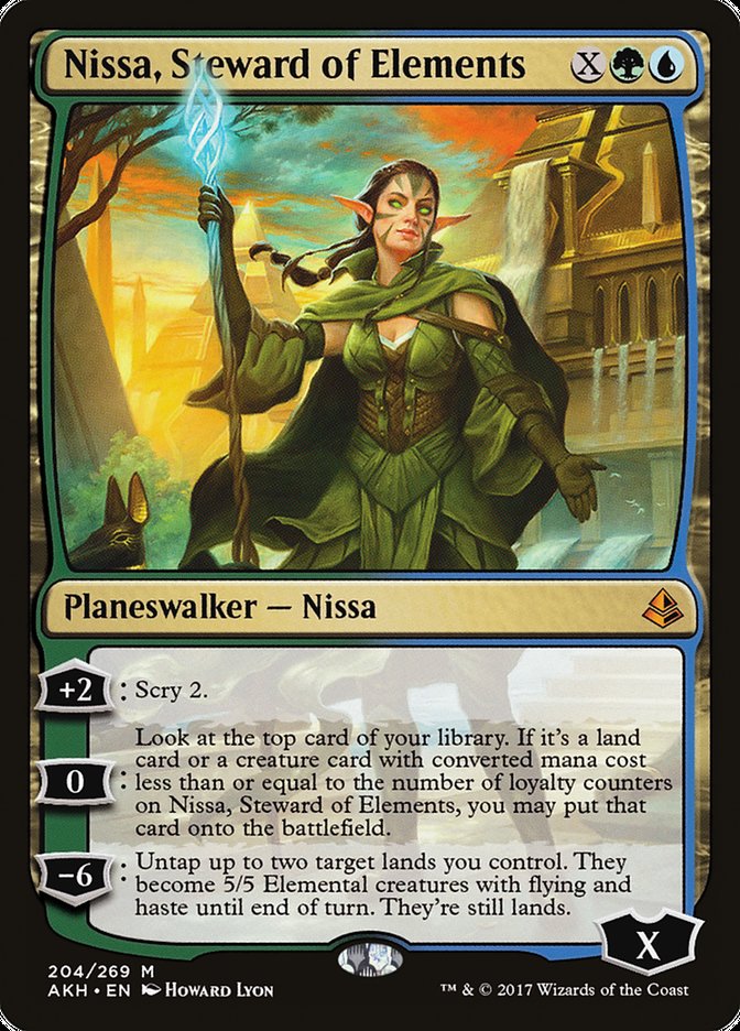 Nissa, Steward of Elements [Amonkhet] - The Mythic Store | 24h Order Processing