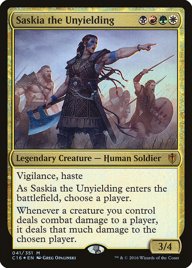 Saskia the Unyielding [Commander 2016] - The Mythic Store | 24h Order Processing