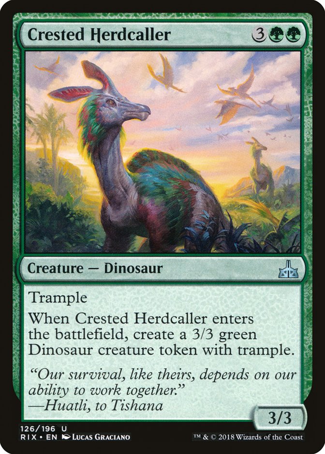 Crested Herdcaller [Rivals of Ixalan] - The Mythic Store | 24h Order Processing