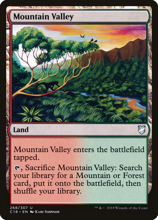Mountain Valley [Commander 2018] - The Mythic Store | 24h Order Processing