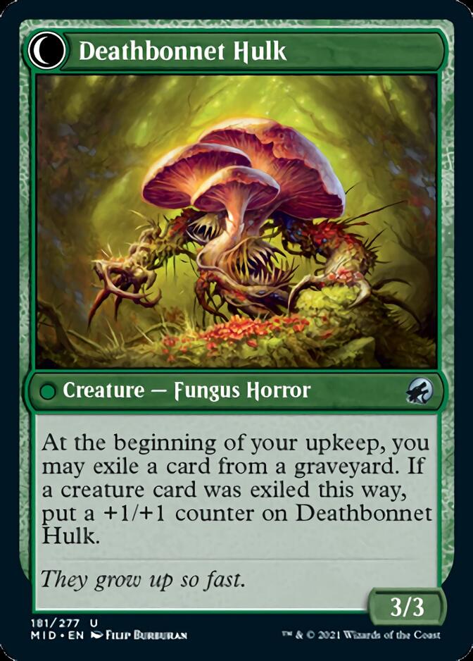 Deathbonnet Sprout // Deathbonnet Hulk [Innistrad: Midnight Hunt] - The Mythic Store | 24h Order Processing