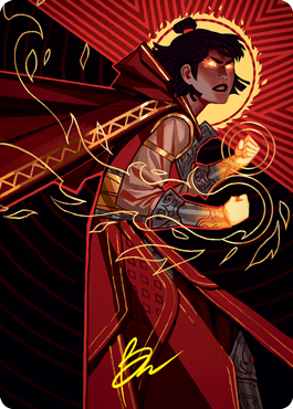Infuriate Art Card (Gold-Stamped Signature) [Strixhaven: School of Mages Art Series] - The Mythic Store | 24h Order Processing