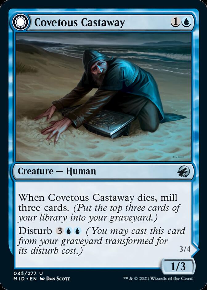 Covetous Castaway // Ghostly Castigator [Innistrad: Midnight Hunt] - The Mythic Store | 24h Order Processing