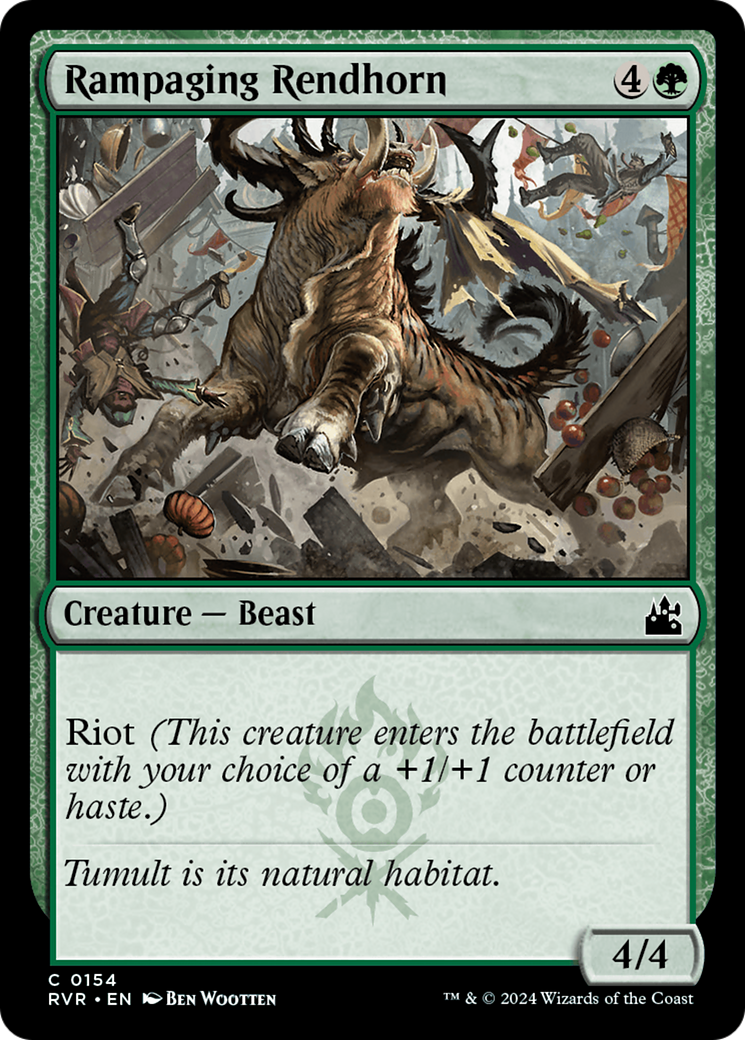 Rampaging Rendhorn [Ravnica Remastered] - The Mythic Store | 24h Order Processing