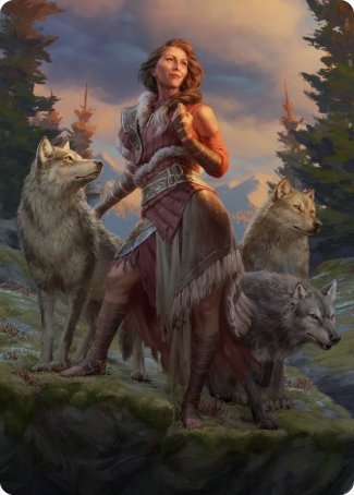 Arlinn, the Pack's Hope 1 Art Card [Innistrad: Midnight Hunt Art Series] - The Mythic Store | 24h Order Processing